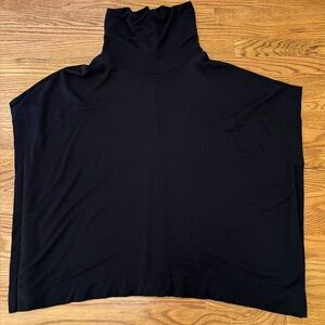 Loft lounge Black Poncho Top